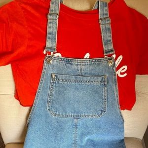 Topshop Overall Dress